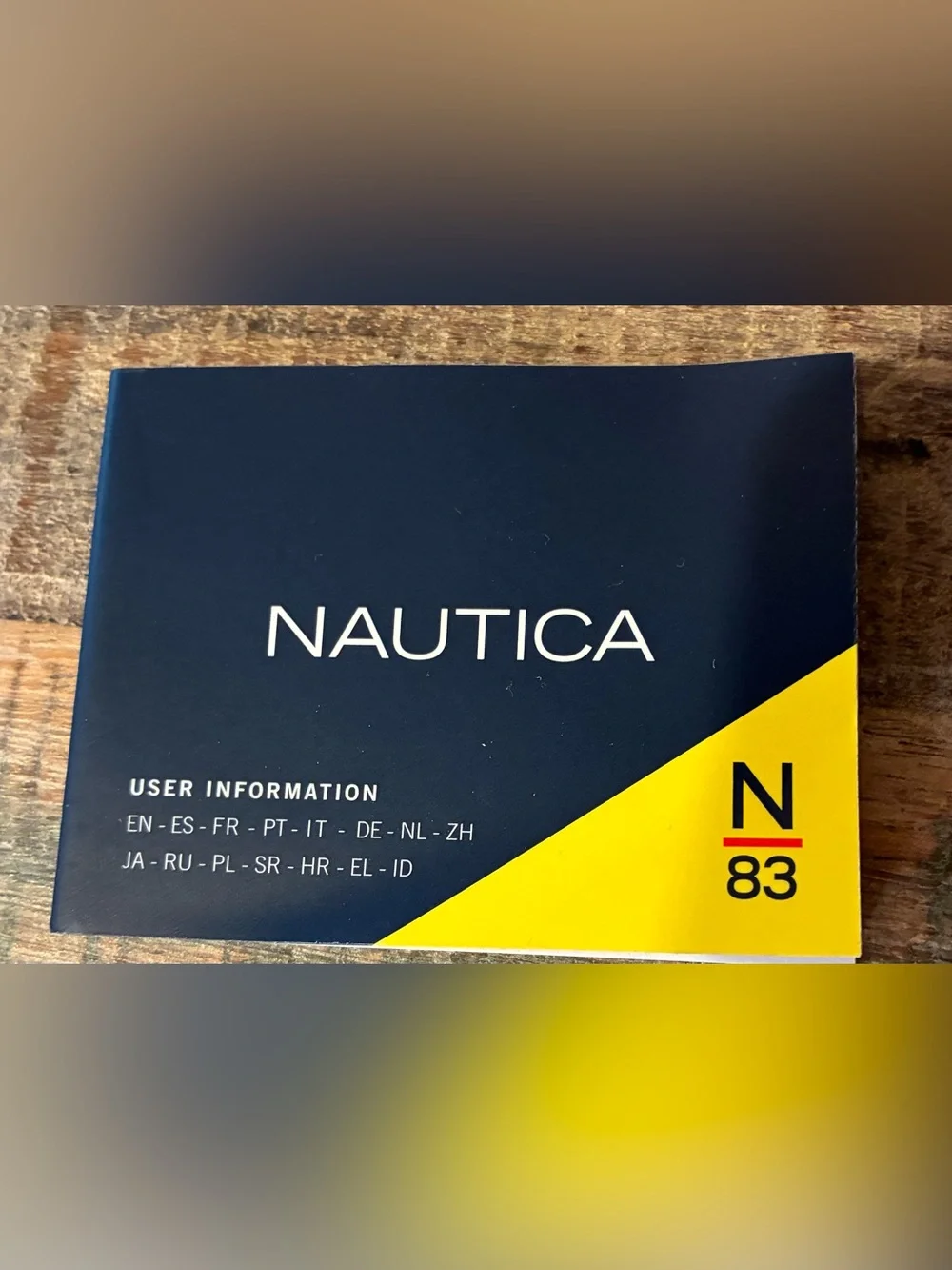 Nautica N83 NAPFWF202 Men's Gray Silicone Strap Sport Watch Like New in Box